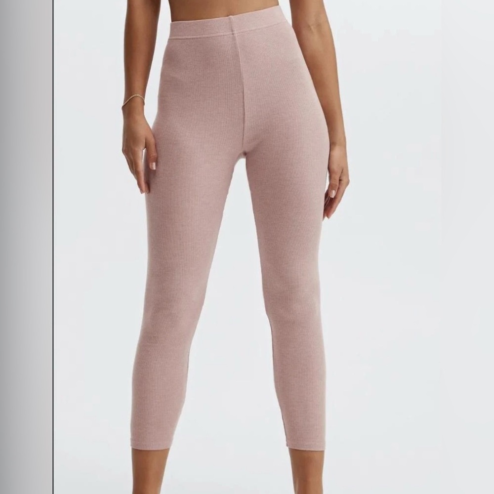 New Fabletics RestoreKnit Ultra High-Waisted Leggings NWT Pink XS X-Small